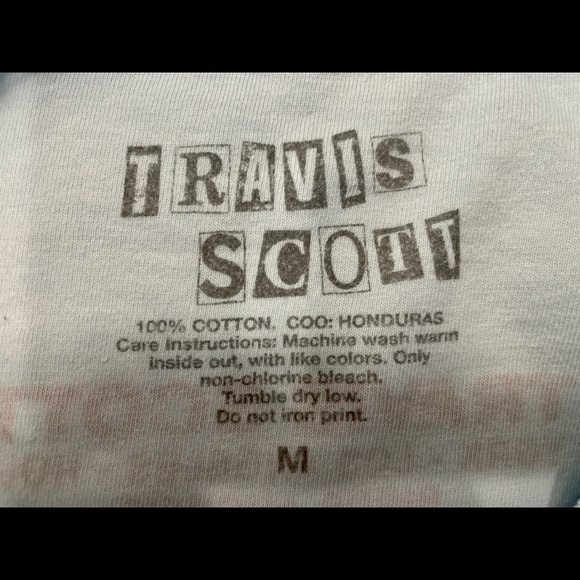 Travis Scott TS Birds The Ends L/S Tee Shirt - Picture 10 of 10